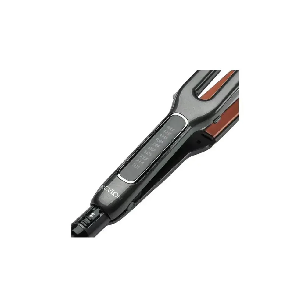 Hair Straightener Revlon Double Straight Copper Ceramic Dual Plate Straightener‎